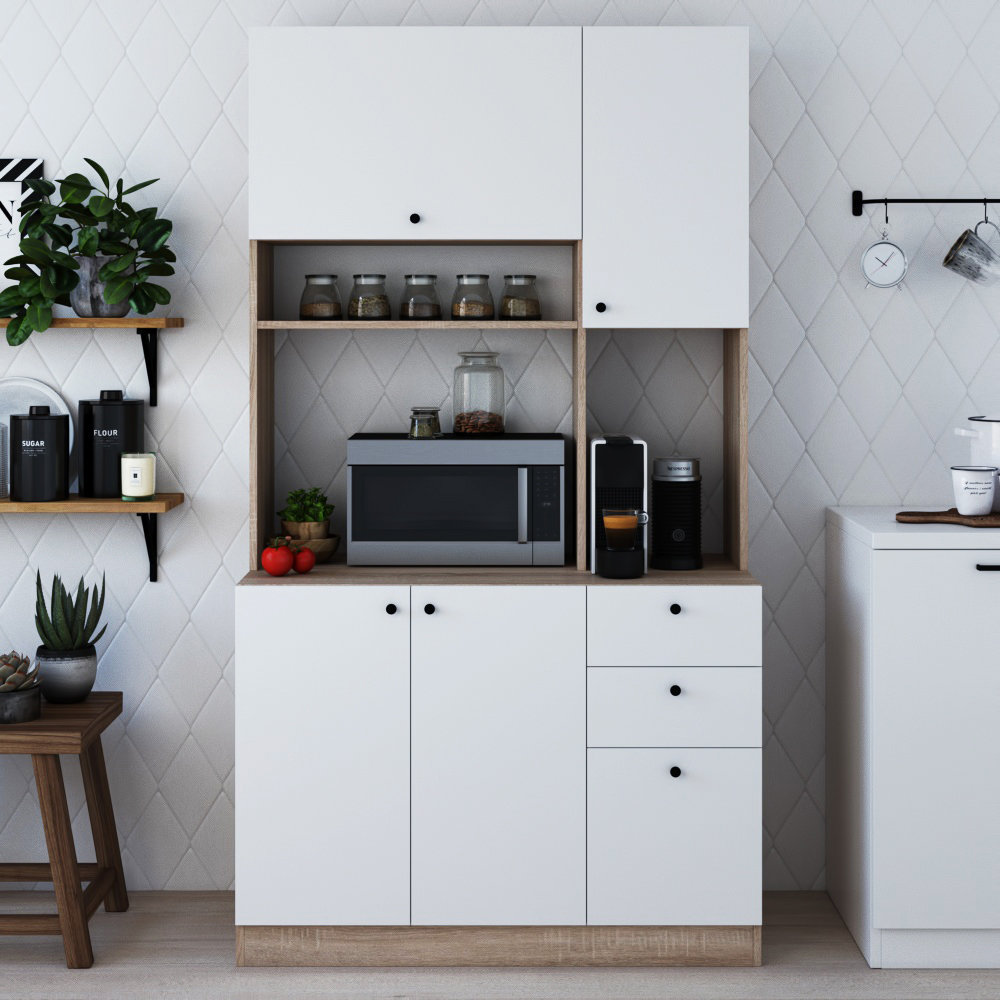 Ebern Designs Toyoko Kitchen Pantry Reviews Wayfair